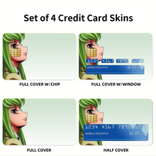 Load image into Gallery viewer, Anime Code Geassr Credit Card Skins (4-in-1 Pack)