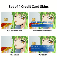 Load image into Gallery viewer, Anime Code Geassr Credit Card Skins (4-in-1 Pack)