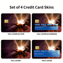 Load image into Gallery viewer, Anime Cowboy Bebop Credit Card Skins (4-in-1 Pack)