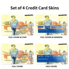 Load image into Gallery viewer, Anime Cowboy Bebop Credit Card Skins (4-in-1 Pack)