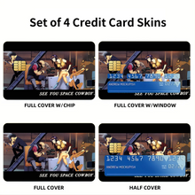 Load image into Gallery viewer, Anime Cowboy Bebop Credit Card Skins (4-in-1 Pack)