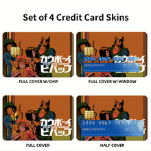 Load image into Gallery viewer, Anime Cowboy Bebop Credit Card Skins (4-in-1 Pack)