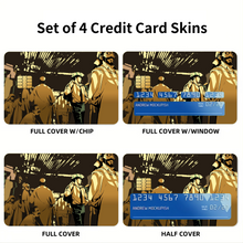 Load image into Gallery viewer, Anime Cowboy Bebop Credit Card Skins (4-in-1 Pack)
