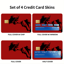 Load image into Gallery viewer, Anime Cowboy Bebop Credit Card Skins (4-in-1 Pack)