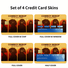 Load image into Gallery viewer, Anime Cowboy Bebop Credit Card Skins (4-in-1 Pack)