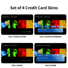 Load image into Gallery viewer, Anime Cowboy Bebop Credit Card Skins (4-in-1 Pack)