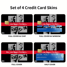 Load image into Gallery viewer, Anime Cowboy Bebop Credit Card Skins (4-in-1 Pack)