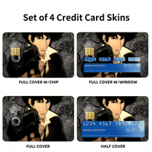 Load image into Gallery viewer, Anime Cowboy Bebop Credit Card Skins (4-in-1 Pack)