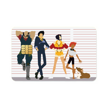 Load image into Gallery viewer, Anime Cowboy Bebop Credit Card Skins (4-in-1 Pack)