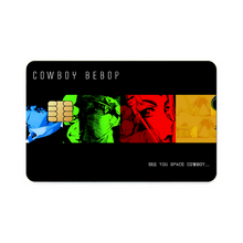 Load image into Gallery viewer, Anime Cowboy Bebop Credit Card Skins (4-in-1 Pack)