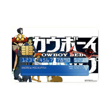 Load image into Gallery viewer, Anime Cowboy Bebop Credit Card Skins (4-in-1 Pack)