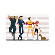 Load image into Gallery viewer, Anime Cowboy Bebop Credit Card Skins (4-in-1 Pack)