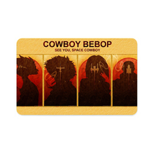 Load image into Gallery viewer, Anime Cowboy Bebop Credit Card Skins (4-in-1 Pack)