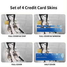 Load image into Gallery viewer, Anime Cowboy Bebopr Credit Card Skins (4-in-1 Pack)
