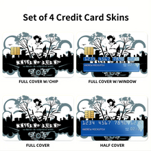 Load image into Gallery viewer, Anime Cowboy Bebopr Credit Card Skins (4-in-1 Pack)