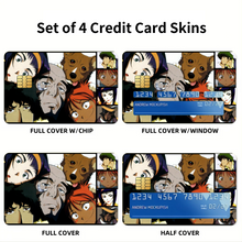 Load image into Gallery viewer, Anime Cowboy Bebopr Credit Card Skins (4-in-1 Pack)