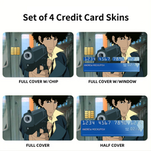 Load image into Gallery viewer, Anime Cowboy Bebopr Credit Card Skins (4-in-1 Pack)