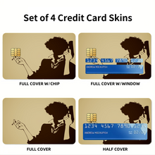 Load image into Gallery viewer, Anime Cowboy Bebopr Credit Card Skins (4-in-1 Pack)