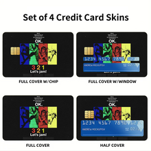 Load image into Gallery viewer, Anime Cowboy Bebopr Credit Card Skins (4-in-1 Pack)