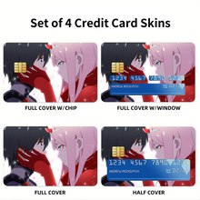 Load image into Gallery viewer, Anime Darling in the FranXX Credit Card Skins (4-in-1 Pack)