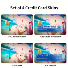 Load image into Gallery viewer, Anime Darling in the FranXX Credit Card Skins (4-in-1 Pack)