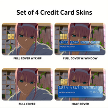 Load image into Gallery viewer, Anime Darling in the FranXX Credit Card Skins (4-in-1 Pack)