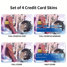 Load image into Gallery viewer, Anime Darling in the FranXX Credit Card Skins (4-in-1 Pack)
