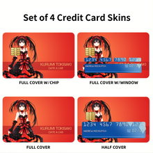 Load image into Gallery viewer, Anime Date A Live Credit Card Skins (4-in-1 Pack)