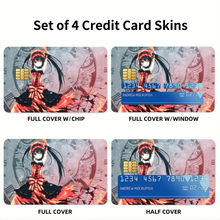 Load image into Gallery viewer, Anime Date A Liver Credit Card Skins (4-in-1 Pack)