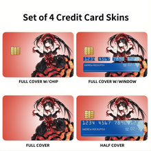 Load image into Gallery viewer, Anime Date A Liver Credit Card Skins (4-in-1 Pack)