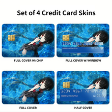 Load image into Gallery viewer, Anime Date A Liver Credit Card Skins (4-in-1 Pack)