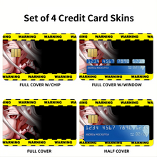 Load image into Gallery viewer, Anime Deadman Wonderland Credit Card Skins (4-in-1 Pack)