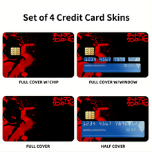 Load image into Gallery viewer, Anime Deadman Wonderland Credit Card Skins (4-in-1 Pack)