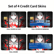 Load image into Gallery viewer, Anime Deadman Wonderland Credit Card Skins (4-in-1 Pack)