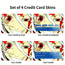 Load image into Gallery viewer, Anime Deadman Wonderland Credit Card Skins (4-in-1 Pack)