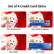Load image into Gallery viewer, Anime Deadman Wonderland Credit Card Skins (4-in-1 Pack)