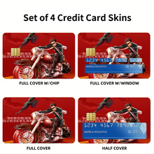 Load image into Gallery viewer, Anime Deadman Wonderland Credit Card Skins (4-in-1 Pack)