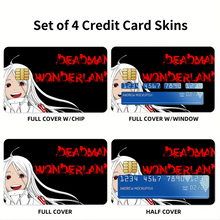 Load image into Gallery viewer, Anime Deadman Wonderland Credit Card Skins (4-in-1 Pack)