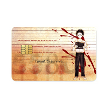 Load image into Gallery viewer, Anime Deadman Wonderland Credit Card Skins (4-in-1 Pack)
