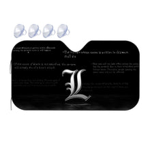 Load image into Gallery viewer, Anime Death Note Car Sunshade