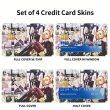 Load image into Gallery viewer, Anime Death Note Credit Card Skins (4-in-1 Pack)