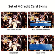 Load image into Gallery viewer, Anime Death Note Credit Card Skins (4-in-1 Pack)