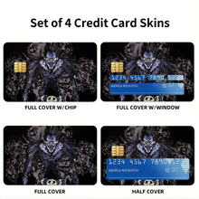 Load image into Gallery viewer, Anime Death Note Credit Card Skins (4-in-1 Pack)