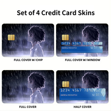 Load image into Gallery viewer, Anime Death Note Credit Card Skins (4-in-1 Pack)