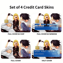 Load image into Gallery viewer, Anime Death Note Credit Card Skins (4-in-1 Pack)
