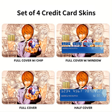 Load image into Gallery viewer, Anime Death Note Credit Card Skins (4-in-1 Pack)