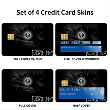Load image into Gallery viewer, Anime Death Note Credit Card Skins (4-in-1 Pack)
