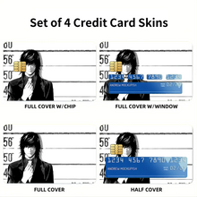 Load image into Gallery viewer, Anime Death Note Credit Card Skins (4-in-1 Pack)