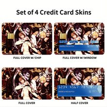 Load image into Gallery viewer, Anime Death Note Credit Card Skins (4-in-1 Pack)