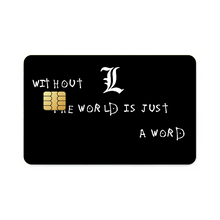 Load image into Gallery viewer, Anime Death Note Credit Card Skins (4-in-1 Pack)